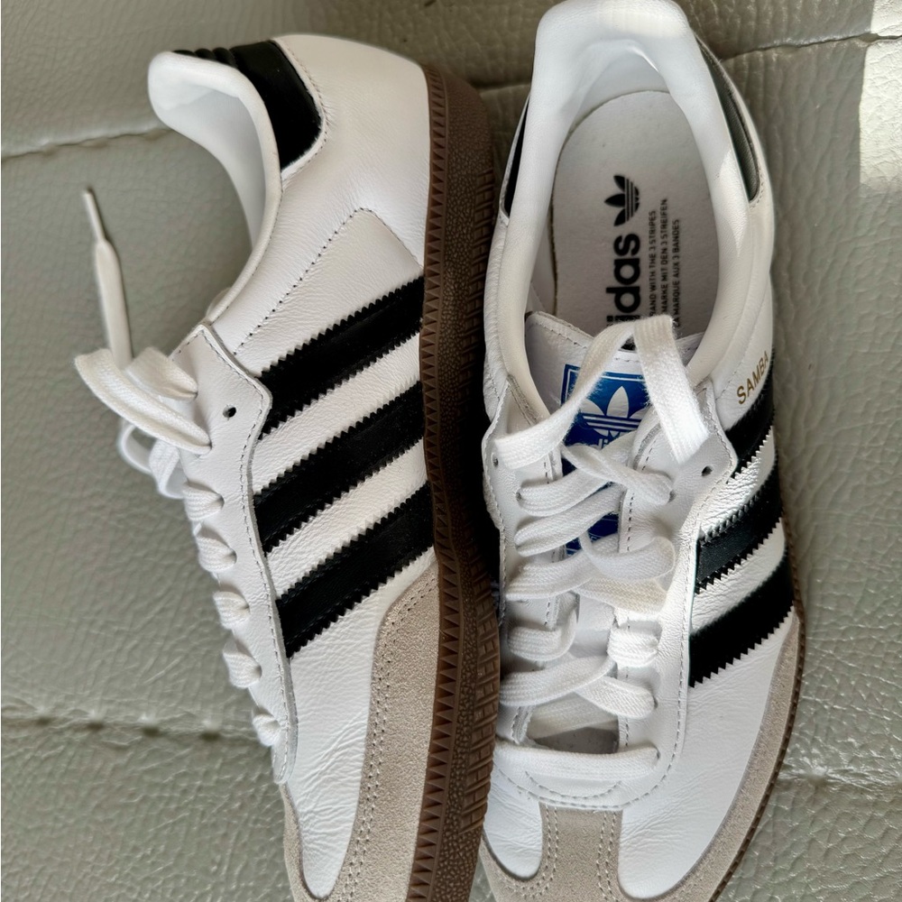Adidas Samba White and Black Sneakers Samba OG Shoes